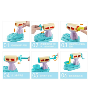 ست خمیر بازی نودل ساز Noodle Maker Play Dough Set - 23 Pieces_اسباب بازی